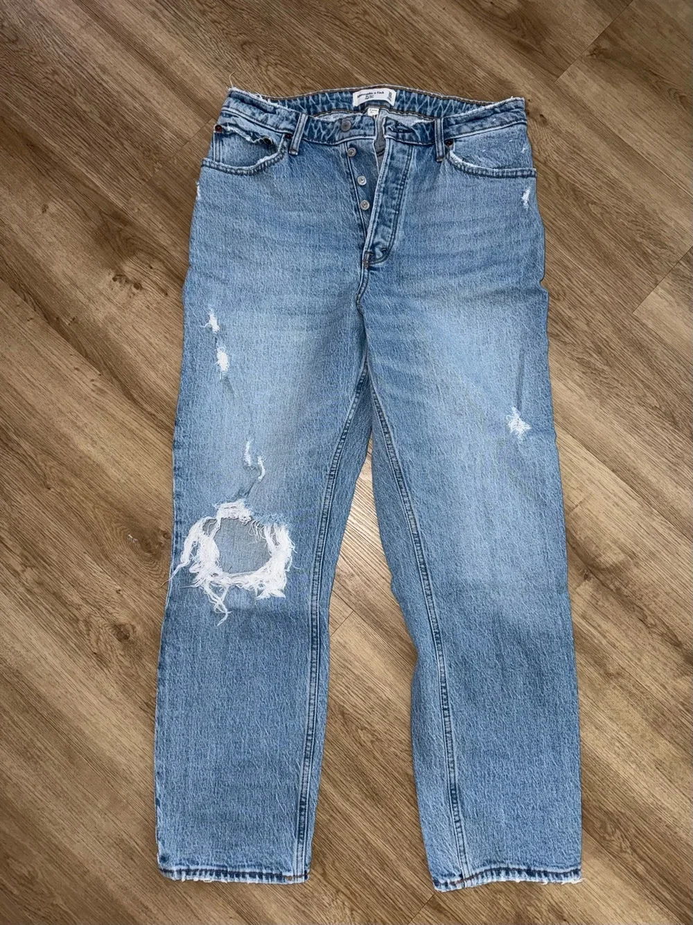 Abercrombie curve love dad Jean high-rise